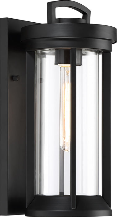 Wall Lantern Nuvo 60-6502 Huron - 1 Light - Small Lantern - Aged Bronze Finish with Clear Glass Nuvo