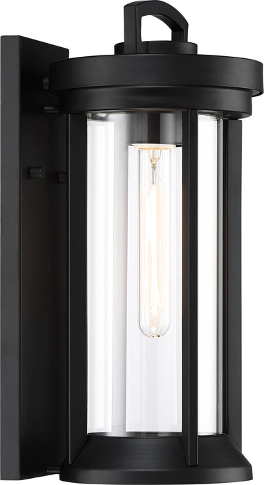 Wall Lantern Nuvo 60-6502 Huron - 1 Light - Small Lantern - Aged Bronze Finish with Clear Glass Nuvo