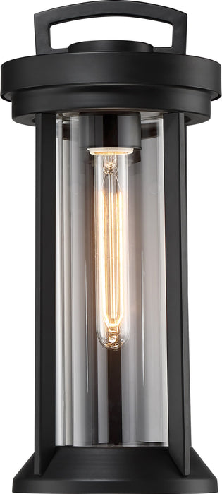 Wall Lantern Nuvo 60-6502 Huron - 1 Light - Small Lantern - Aged Bronze Finish with Clear Glass Nuvo