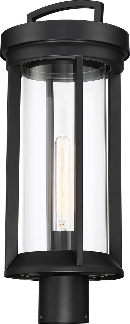 Post Lantern Nuvo 60-6503 Huron - 1 Light - Post Lantern - Aged Bronze Finish with Clear Glass Nuvo
