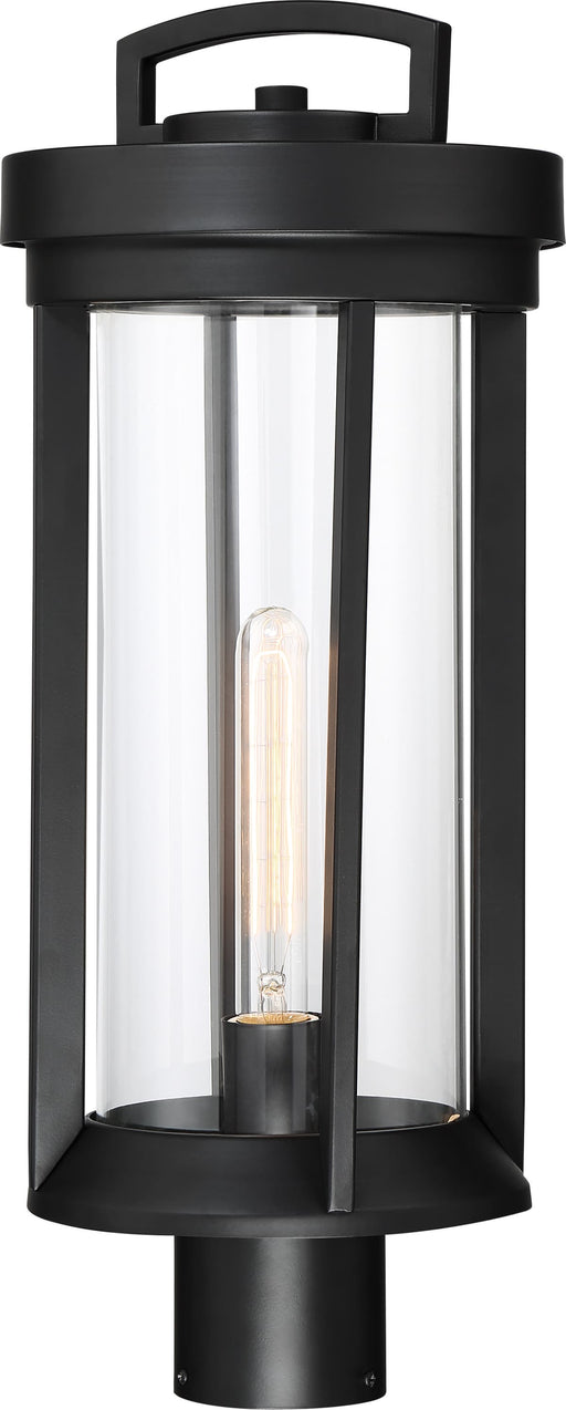 Post Lantern Nuvo 60-6503 Huron - 1 Light - Post Lantern - Aged Bronze Finish with Clear Glass Nuvo
