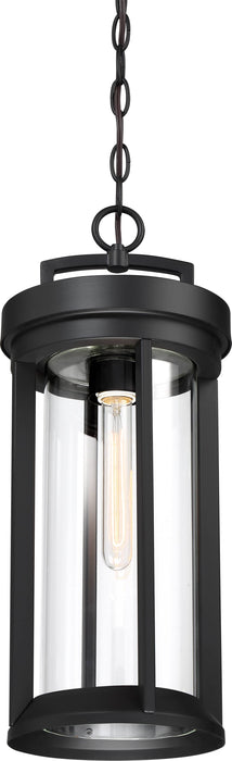 Hanging Lantern Nuvo 60-6504 Huron - 1 Light - Hanging Lantern - Aged Bronze Finish with Clear Glass Nuvo