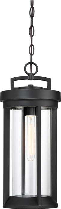 Hanging Lantern Nuvo 60-6504 Huron - 1 Light - Hanging Lantern - Aged Bronze Finish with Clear Glass Nuvo