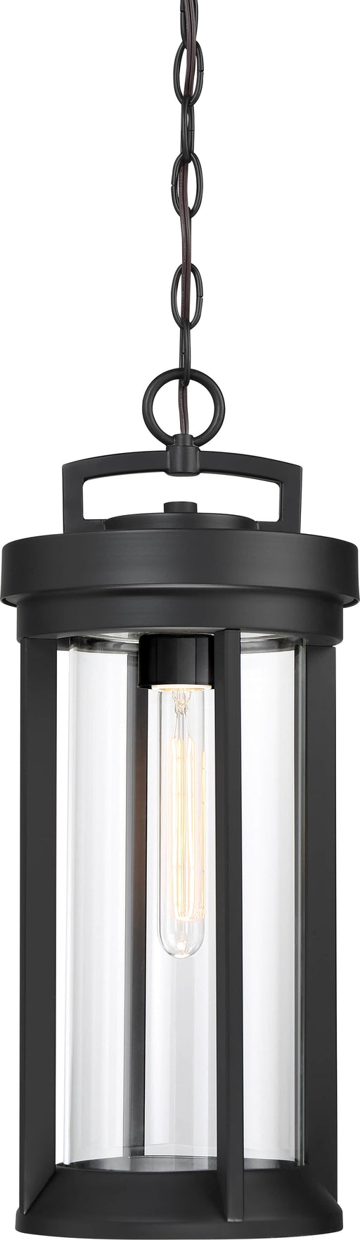 Hanging Lantern Nuvo 60-6504 Huron - 1 Light - Hanging Lantern - Aged Bronze Finish with Clear Glass Nuvo