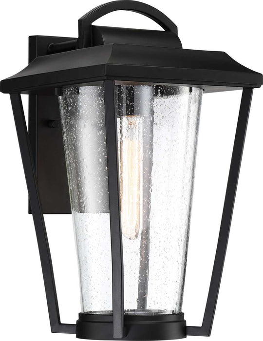 Wall Lantern Nuvo 60-6511 Lakeview - 1 Light - Medium Lantern - Aged Bronze Finish with Clear Seed Glass Nuvo