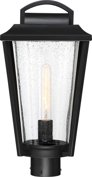 Post Lantern Nuvo 60-6513 Lakeview - 1 Light - Post Lantern - Aged Bronze Finish with Clear Seed Glass Nuvo
