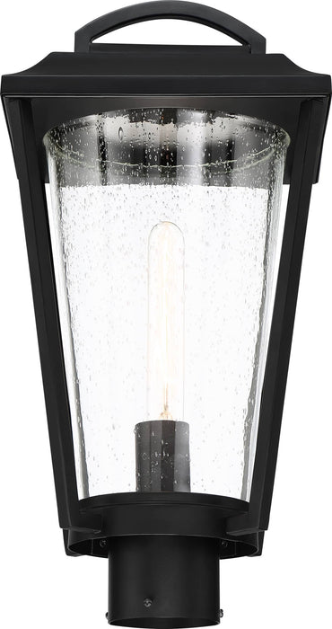 Post Lantern Nuvo 60-6513 Lakeview - 1 Light - Post Lantern - Aged Bronze Finish with Clear Seed Glass Nuvo