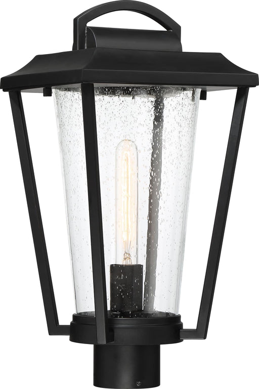 Post Lantern Nuvo 60-6513 Lakeview - 1 Light - Post Lantern - Aged Bronze Finish with Clear Seed Glass Nuvo