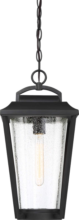Hanging Lantern Nuvo 60-6514 Lakeview - 1 Light - Hanging Lantern - Aged Bronze Finish with Clear Seed Glass Nuvo