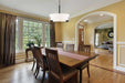 Pendant Nuvo 60-6544 Frankie - 4 Light - 24 in. - Pendant - Aged Bronze Finish with White Glass Nuvo