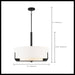 Pendant Nuvo 60-6544 Frankie - 4 Light - 24 in. - Pendant - Aged Bronze Finish with White Glass Nuvo
