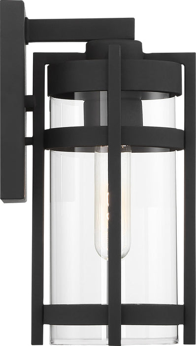 Wall Lantern Nuvo 60-6571 Tofino - 1 Light - Small Lantern - Textured Black Finish with Clear Glass Nuvo