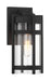 Wall Lantern Nuvo 60-6571 Tofino - 1 Light - Small Lantern - Textured Black Finish with Clear Glass Nuvo
