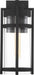 Wall Lantern Nuvo 60-6572 Tofino - 1 Light - Medium Lantern - Textured Black Finish with Clear Glass Nuvo