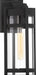 Wall Lantern Nuvo 60-6572 Tofino - 1 Light - Medium Lantern - Textured Black Finish with Clear Glass Nuvo