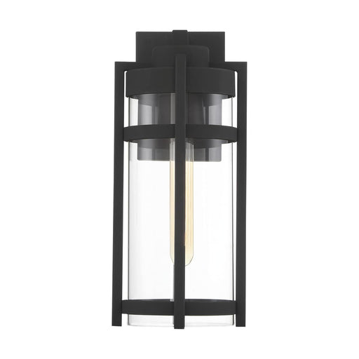 Wall Lantern Nuvo 60-6572 Tofino - 1 Light - Medium Lantern - Textured Black Finish with Clear Glass Nuvo