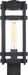 Post Lantern Nuvo 60-6575 Tofino - 1 Light - Post Lantern - Textured Black Finish with Clear Glass Nuvo