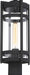 Post Lantern Nuvo 60-6575 Tofino - 1 Light - Post Lantern - Textured Black Finish with Clear Glass Nuvo