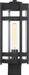Post Lantern Nuvo 60-6575 Tofino - 1 Light - Post Lantern - Textured Black Finish with Clear Glass Nuvo