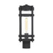 Post Lantern Nuvo 60-6575 Tofino - 1 Light - Post Lantern - Textured Black Finish with Clear Glass Nuvo