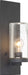 Sconce Nuvo 60-6578 Indie - 1 Light - Large Wall Sconce - Textured Black Finish with Clear Seeded Glass Nuvo