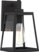 Wall Lantern Nuvo 60-6581 Halifax - 1 Light - Small Lantern - Matte Black Finish with Clear Glass Nuvo