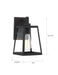 Wall Lantern Nuvo 60-6581 Halifax - 1 Light - Small Lantern - Matte Black Finish with Clear Glass Nuvo