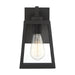 Wall Lantern Nuvo 60-6581 Halifax - 1 Light - Small Lantern - Matte Black Finish with Clear Glass Nuvo