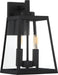 Wall Lantern Nuvo 60-6582 Halifax - 2 Light - Medium Lantern - Matte Black Finish with Clear Glass Nuvo