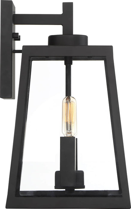 Wall Lantern Nuvo 60-6582 Halifax - 2 Light - Medium Lantern - Matte Black Finish with Clear Glass Nuvo