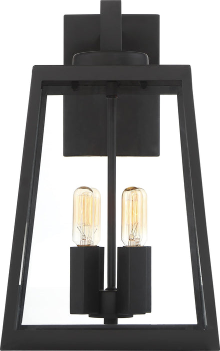 Wall Lantern Nuvo 60-6583 Halifax - 4 Light - Large Lantern - Matte Black Finish with Clear Glass Nuvo