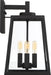 Wall Lantern Nuvo 60-6583 Halifax - 4 Light - Large Lantern - Matte Black Finish with Clear Glass Nuvo