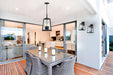 Hanging Lantern Nuvo 60-6584 Halifax - 4 Light - Hanging Lantern - Matte Black Finish with Clear Glass Nuvo