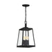 Hanging Lantern Nuvo 60-6584 Halifax - 4 Light - Hanging Lantern - Matte Black Finish with Clear Glass Nuvo
