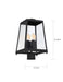 Post Lantern Nuvo 60-6585 Halifax - 4 Light - Post Lantern - Matte Black Finish with Clear Glass Nuvo