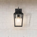 Wall Lantern Nuvo 60-6591 Hopewell - 1 Light - Small Lantern - Matte Black Finish with Clear Seeded Glass Nuvo