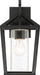 Wall Lantern Nuvo 60-6592 Hopewell - 1 Light - Medium Lantern - Matte Black Finish with Clear Seeded Glass Nuvo