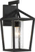 Wall Lantern Nuvo 60-6592 Hopewell - 1 Light - Medium Lantern - Matte Black Finish with Clear Seeded Glass Nuvo