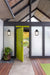 Wall Lantern Nuvo 60-6593 Hopewell - 1 Light - Large Lantern - Matte Black Finish with Clear Seeded Glass Nuvo