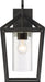 Wall Lantern Nuvo 60-6593 Hopewell - 1 Light - Large Lantern - Matte Black Finish with Clear Seeded Glass Nuvo