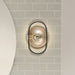 Sconce Nuvo 60-6651 Chassis - 1 Light - Wall Sconce - Copper Brushed Brass Finish with Matte Black Frame Nuvo
