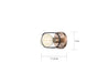 Sconce Nuvo 60-6651 Chassis - 1 Light - Wall Sconce - Copper Brushed Brass Finish with Matte Black Frame Nuvo