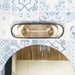 Vanity Nuvo 60-6652 Chassis - 2 Light - Vanity - Copper Brushed Brass Finish with Matte Black Frame Nuvo