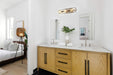 Vanity Nuvo 60-6653 Chassis - 3 Light - Vanity - Copper Brushed Brass Finish with Matte Black Frame Nuvo