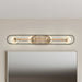 Vanity Nuvo 60-6654 Chassis - 4 Light - Vanity - Copper Brushed Brass Finish with Matte Black Frame Nuvo