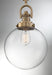 Pendant Nuvo 60-6671 Skyloft - 1 Light - Pendant Fixture - Burnished Brass Finish with Clear Glass Nuvo