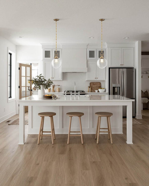 Pendant Nuvo 60-6671 Skyloft - 1 Light - Pendant Fixture - Burnished Brass Finish with Clear Glass Nuvo