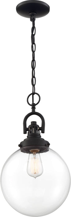 Pendant Nuvo 60-6673 Skyloft - 1 Light - Pendant Fixture - Aged Bronze Finish with Clear Glass Nuvo