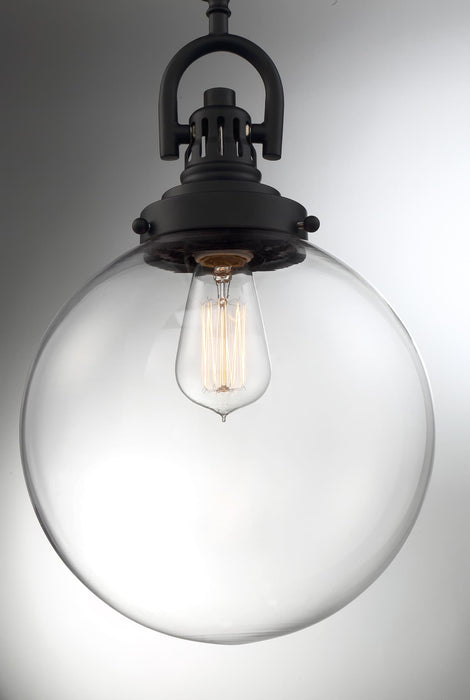 Pendant Nuvo 60-6673 Skyloft - 1 Light - Pendant Fixture - Aged Bronze Finish with Clear Glass Nuvo
