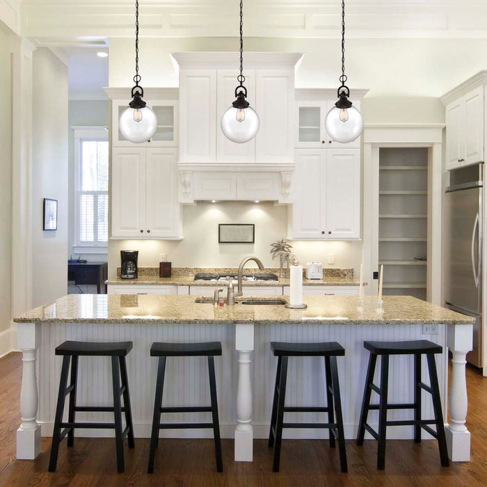 Pendant Nuvo 60-6673 Skyloft - 1 Light - Pendant Fixture - Aged Bronze Finish with Clear Glass Nuvo